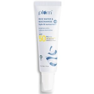 Plum 2% Niacinamide Sunscreen SPF 50 PA++++ With Rice Water 50g