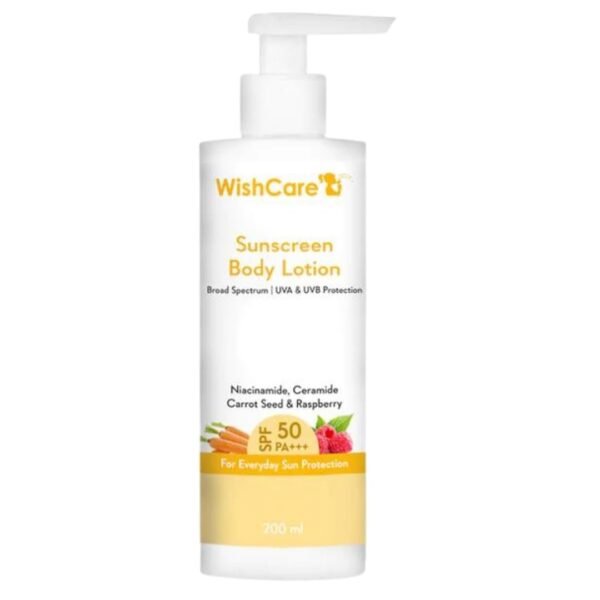 WishCare Sunscreen Body Lotion with SPF 50 PA+++ 200ml