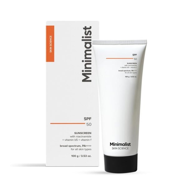 Minimalist Sunscreen SPF 50 PA++++ 100g (Pack of 1)