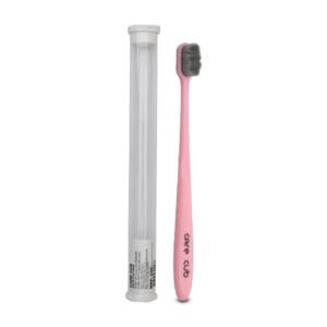 CARE CUB Pink Zigzag Toothbrush - Bpa-Free Pack 1 - Manual