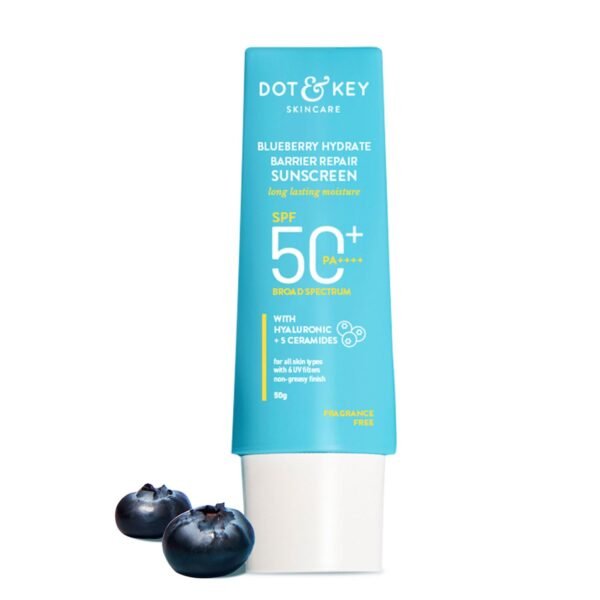 Dot & Key Blueberry Hydrate Barrier Repair Sunscreen Spf 50+,Pa++++ 50G
