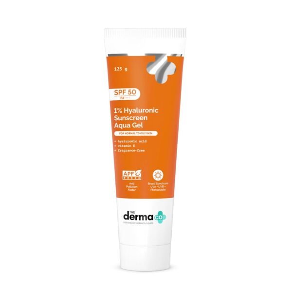 The Derma Co Sunscreen Aqua Gel SPF 50 PA++++  125 g