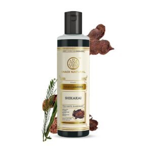 Khadi Natural Shikakai Shampoo 210ml.