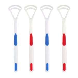 Nurpi plastic tongue cleaner pack of 4