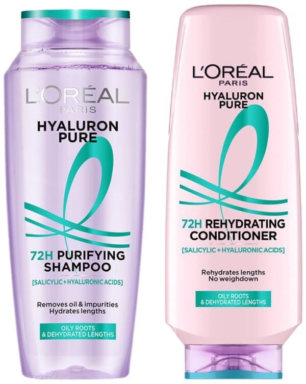 L'Oreal Paris Hyaluron Pure shampoo 340 ml + Conditioner 175 ml