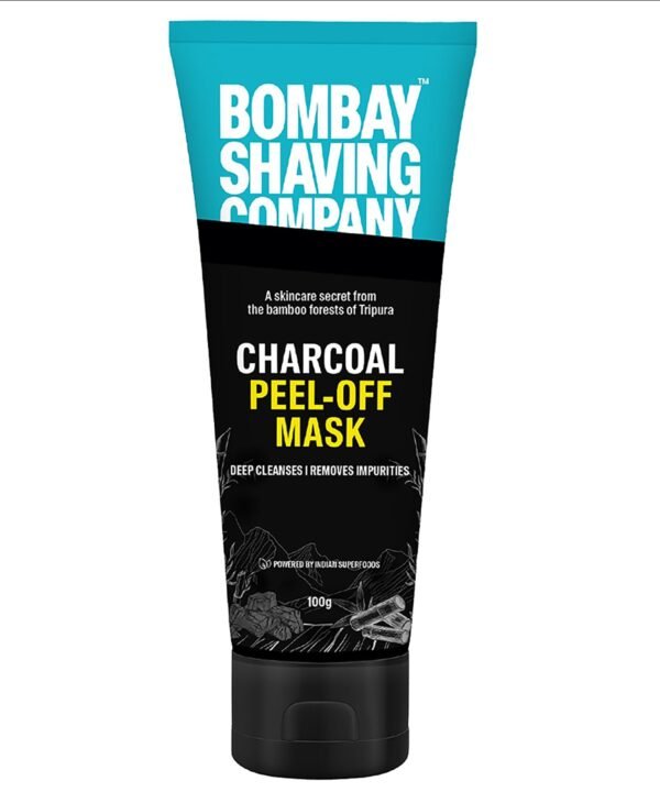 Bombay Shaving Company Activated Charcoal Peel Off Mask with 5X Detoxifying Power 100 g