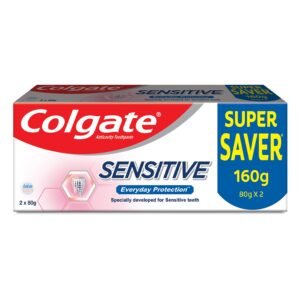 Colgate Sensitive Everyday Protection Toothpaste Combo Pack Of 160g (80g X 2)