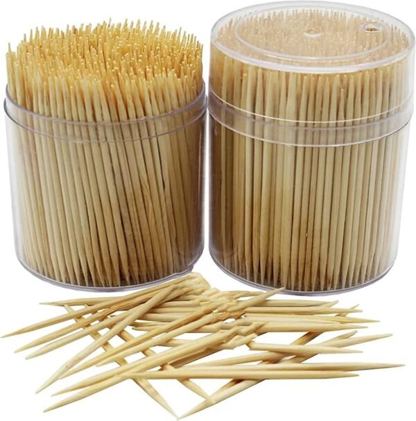 Syaladeu 250 Pieces Wooden Toothpicks