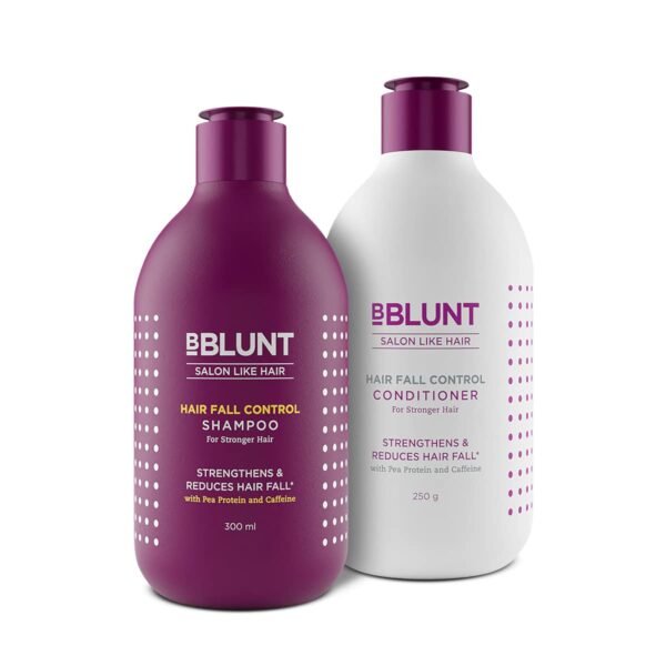 Bblunt Hair Fall Control Shampoo & Conditioner Combo 300 ml + 250 g