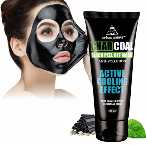 UrbanGabru Charcoal Black Peel Off Mask 120 g