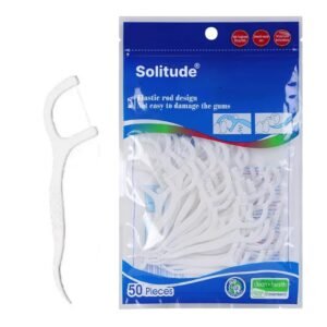 Solitude 50 Pieces 3 in 1 Tooth Cleaning Toothpick Cleaners
