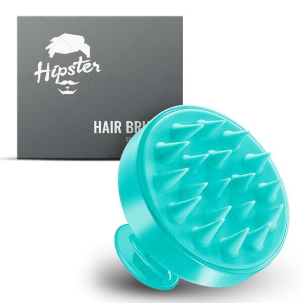 Hipster Round Hair Brush & Manual Scalp Massager