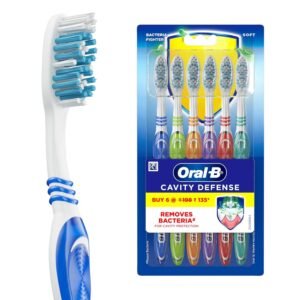 Oral-B Soft Toothbrush For Adults (Super Saver Family Pack of 6)