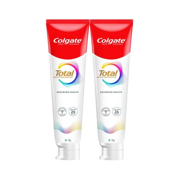 Colgate Total 300gm (2 x 150gm) Advanced Health Anti-Germ Toothpaste