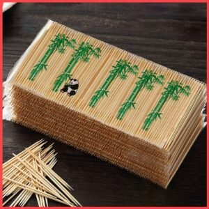 Wolpin 1000 Pieces Wooden Toothpicks Sticks