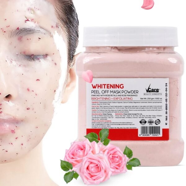 Vcare Jelly Whitening Peel Off Mask For Facials Skincare 250g