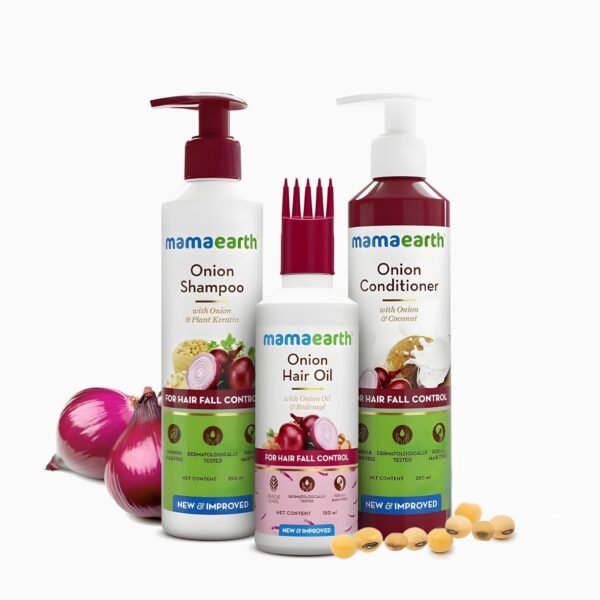 Mamaearth Anti Hair Fall Spa Range Hair Care Set