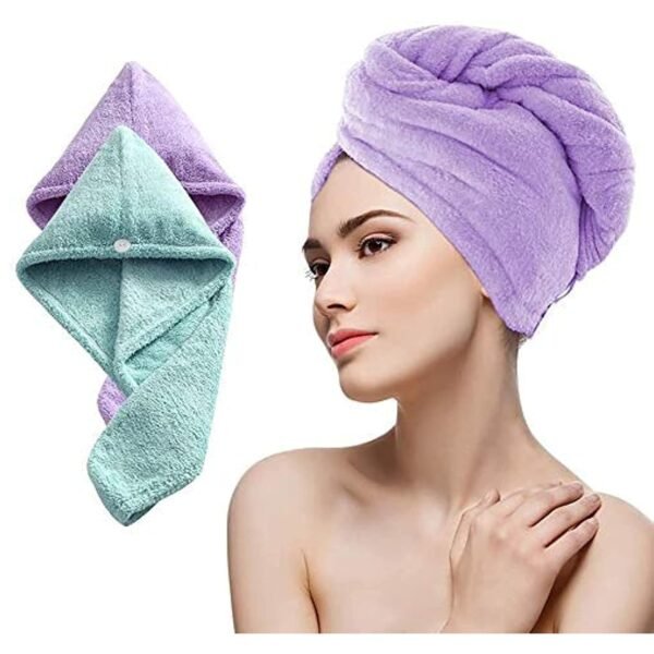 MAXOSHINE Hair Towel Wrap for Women Pack of 1