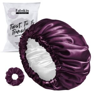 FABSKIN Luxury Satin Silk Hair Bonnet Cap